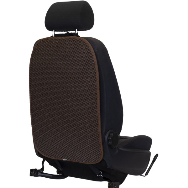 EVAtech Bērnu Auto Sēdekļa Aizsargs 68x46 cm - brūns / brūns malas