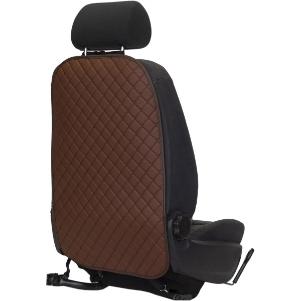 EVAtech ECO Bērnu Autokrēsla Aizmugures Aizsargs 75x46 cm - brūns / brūns malas / brūnas šuvums