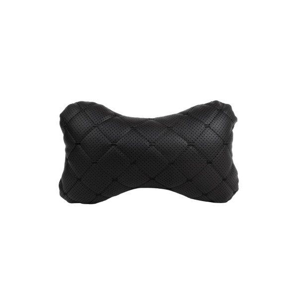 EVAtech ECO Auto Kakla Spilvens 27x16 cm - melna / melnas šuvums