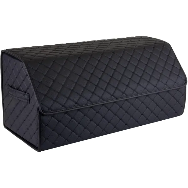 EVAtech Bagāžas nodalījuma organizators ECO L 30x30x65 cm - melna / melnas malas / melnas šuvums / melns iekšpuse