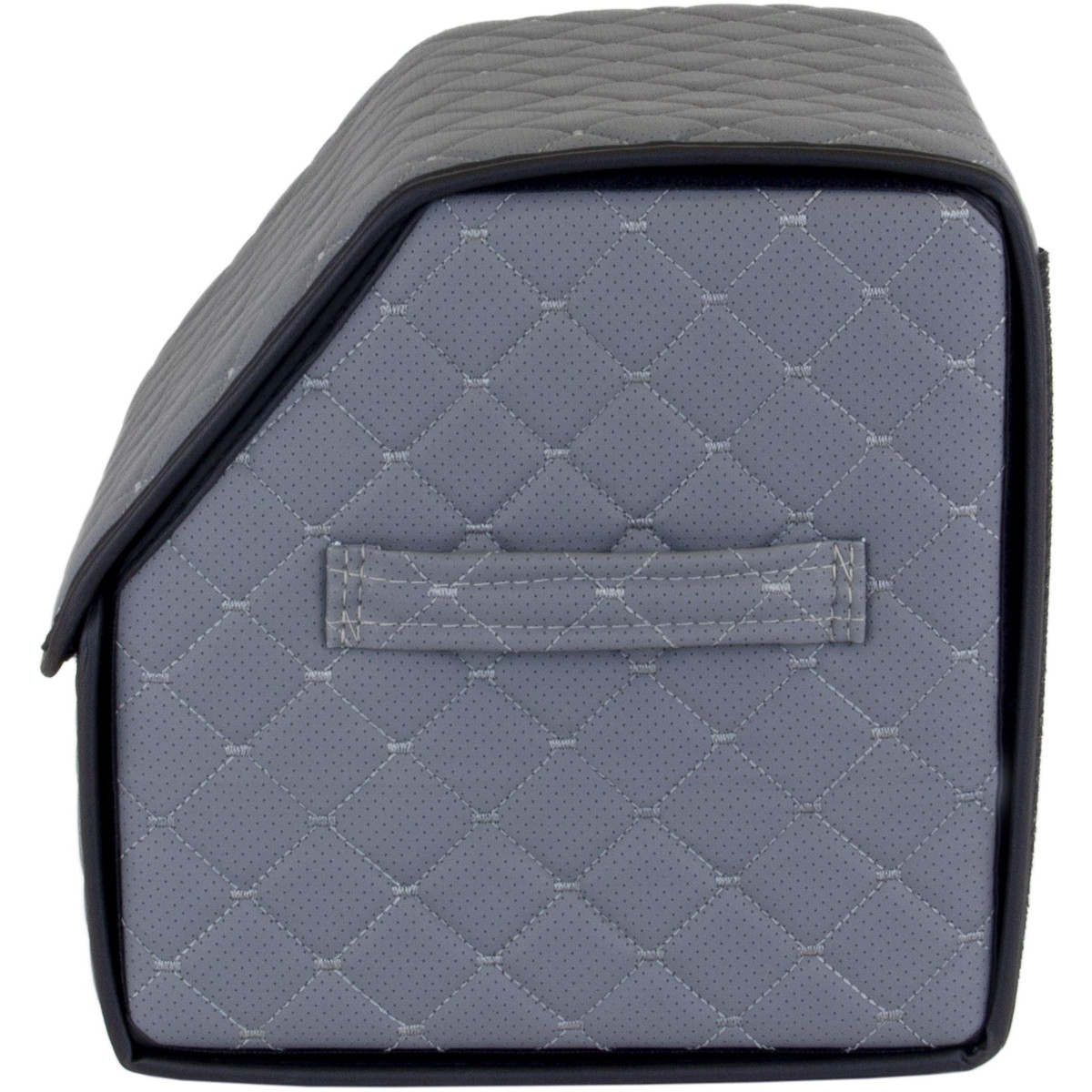 EVAtech Bagāžas nodalījuma organizators ECO S 30x30x35 cm - pelēks / melnas malas / pelēkas šuvums / sarkans iekšpuse