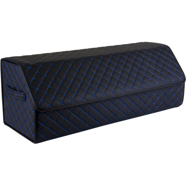 EVAtech Bagāžas nodalījuma organizators ECO XL 30x30x80 cm - melna / melnas malas / zils šuvums / sarkans iekšpuse