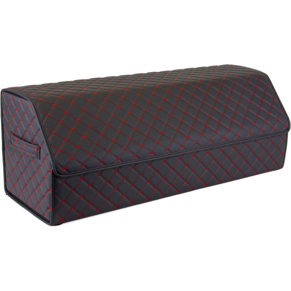 EVAtech Bagāžas nodalījuma organizators ECO XL 30x30x80 cm - melna / melnas malas / sarkans šuvums / sarkans iekšpuse