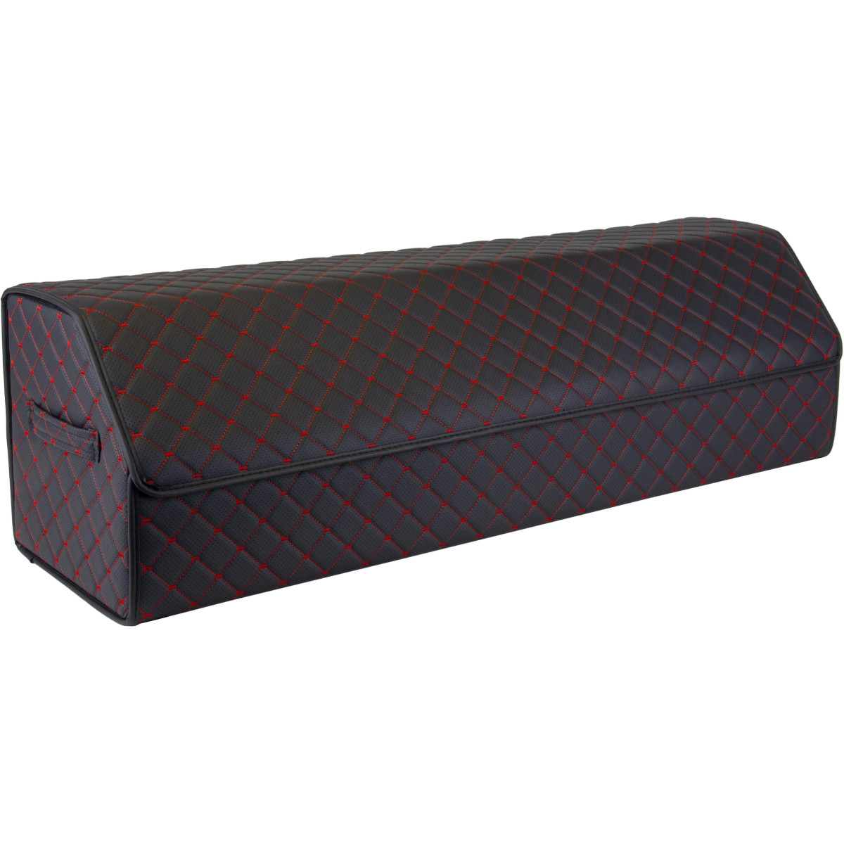 EVAtech Bagāžas nodalījuma organizators ECO XXL 30x30x100 cm - melna / melnas malas / sarkans šuvums / melns iekšpuse