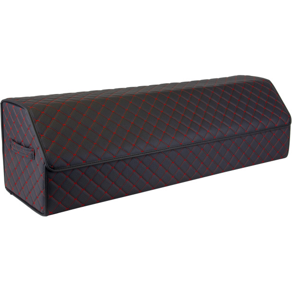 EVAtech Bagāžas nodalījuma organizators ECO XXL 30x30x100 cm - melna / melnas malas / sarkans šuvums / melns iekšpuse