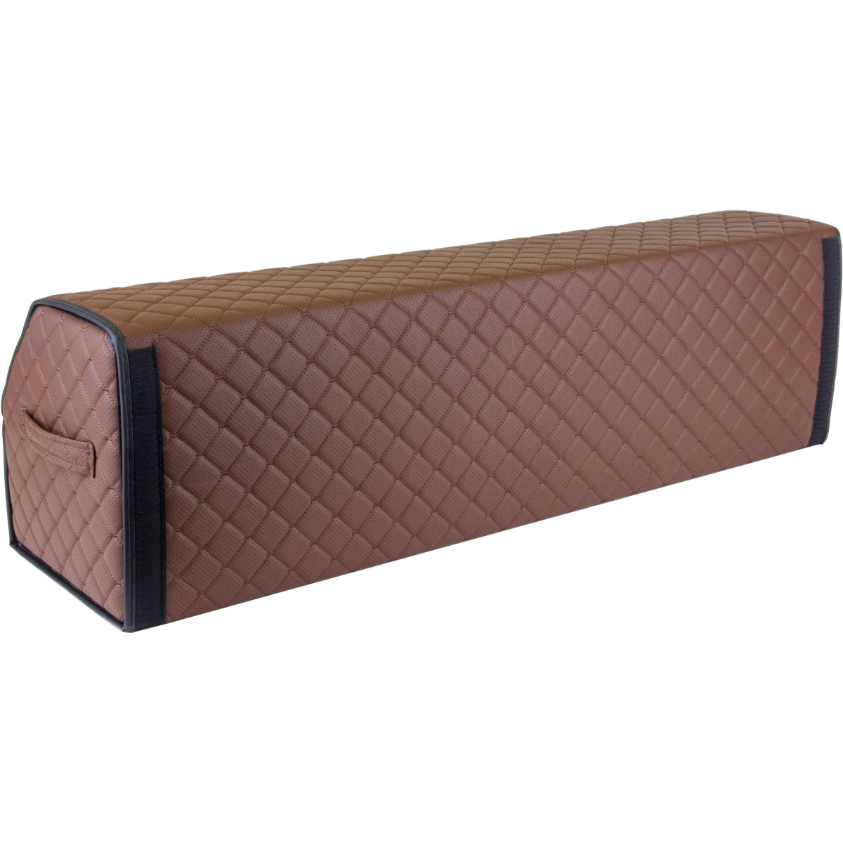 EVAtech Bagāžas nodalījuma organizators ECO XXL 30x30x100 cm - brūns / melnas malas / brūnas šuvums / melns iekšpuse