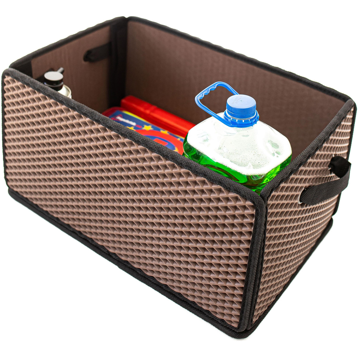 EVAtech Bagāžas nodalījuma organizators LightBox 33x50x25 cm - brūns / melnas malas