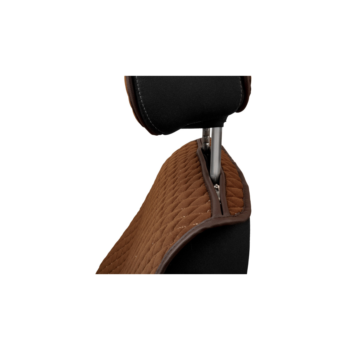 EVAtech PRO sēdekļu pārvalki, 2gab. - brūns / brūns malas / brūnas šuvums