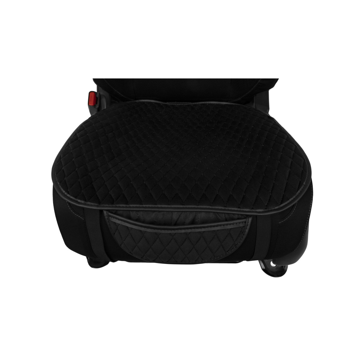 EVAtech sēdekļu spilvenu pārvalki, 3gab. - melna / melnas malas / melnas šuvums