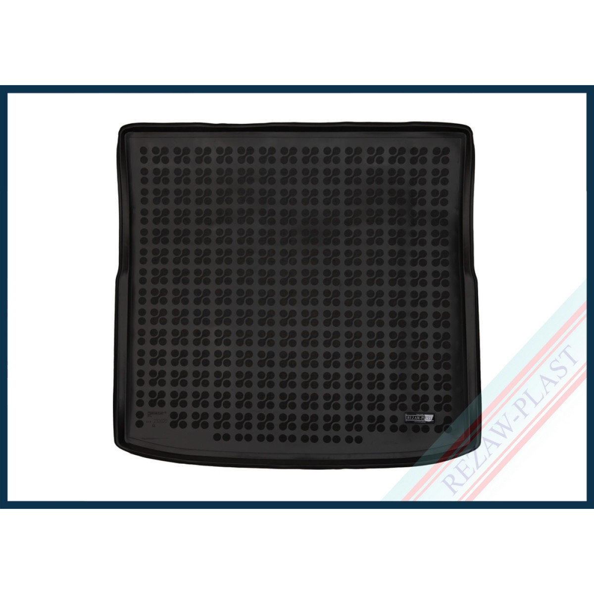 Gumijas bagāžnieka paklājiņš KGM Actyon no 2024g. (augšējā daļa, version with organizer under the floor of the trunk)