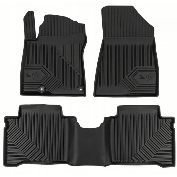 Gumijas paklājiņi No.77 Kia Niro II Crossover, Hybrid,clips no 2022g.