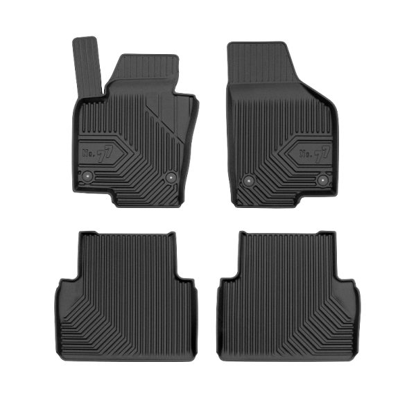 Gumijas paklājiņi No.77 Volkswagen Sharan II 2010-2020g. (5 vietu)