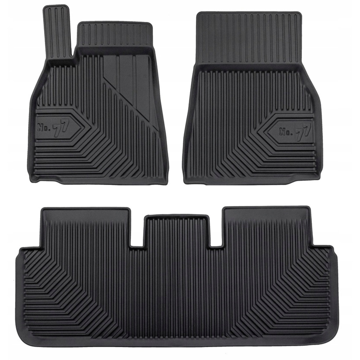 Gumijas paklājiņi No.77 Tesla Model S Liftback, Post-facelift no 2021g.