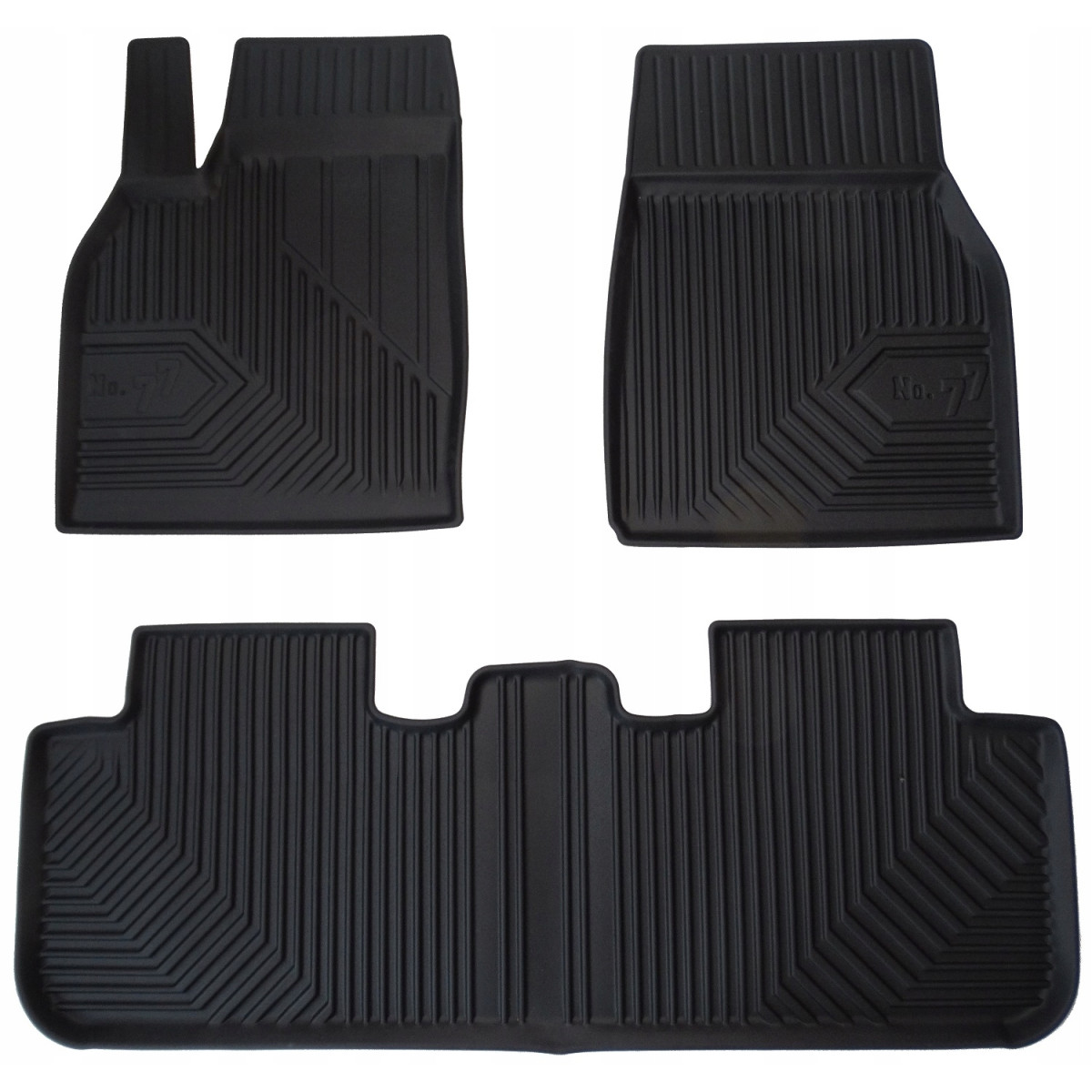 Gumijas paklājiņi No.77 Tesla Model Y Crossover no 2025g. (Post-facelift)