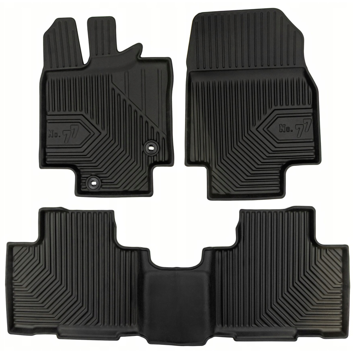 Gumijas paklājiņi No.77 Toyota Highlander IV no 2019g.