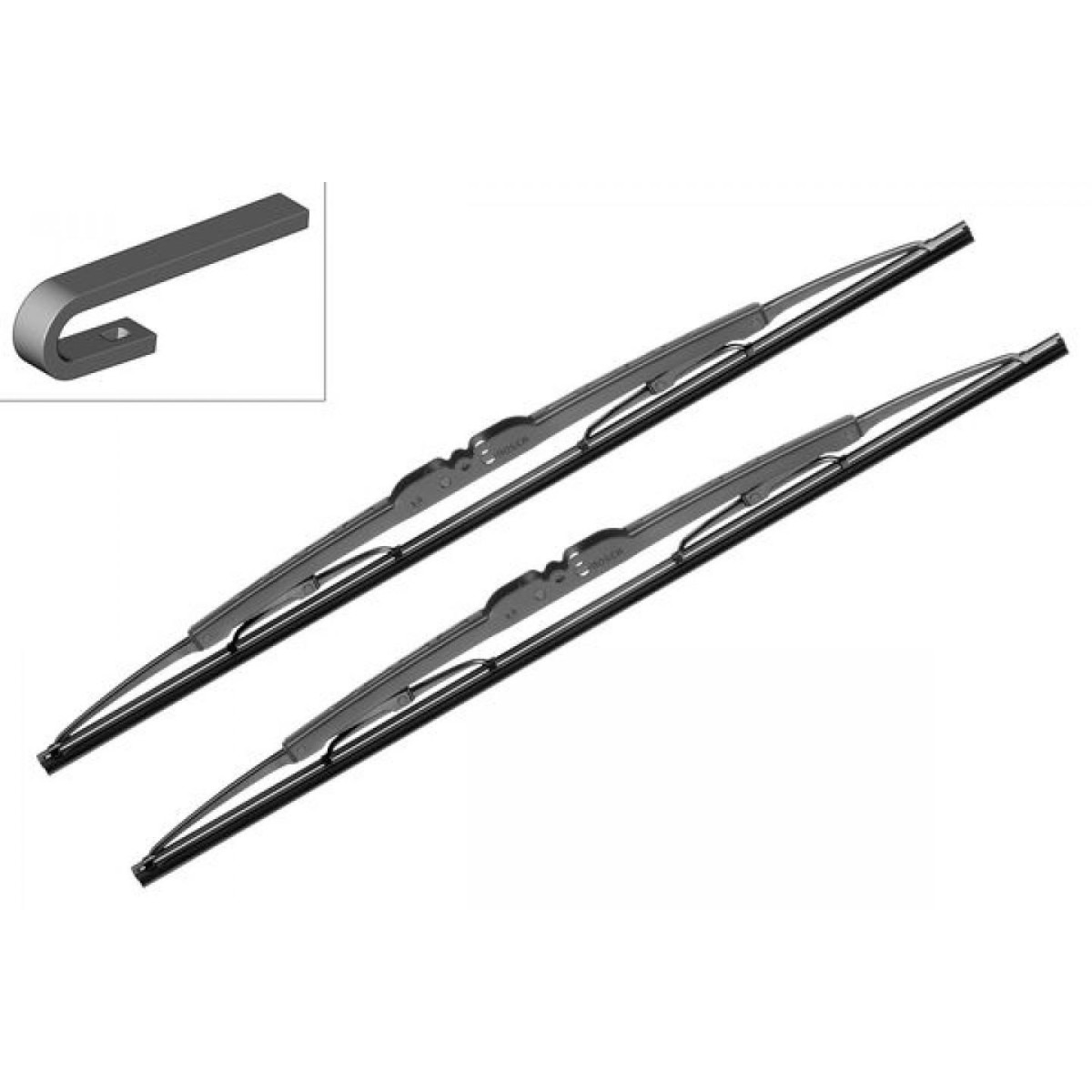 Tīrītāju komplekts Bosch Twin Shuangyi 502C, 500/450 mm Tīrītāju komplekts Bosch Twin Shuangyi 502C, 500/450 mm