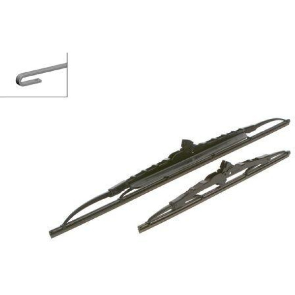 Tīrītāju komplekts Bosch Twin Spoiler 535 S, 530/340 mm