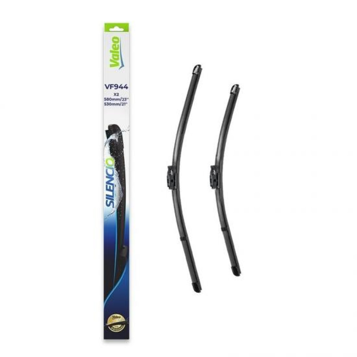 Tīrītāju komplekts Valeo Silencio VF944, 580/530 mm Tīrītāju komplekts Valeo Silencio VF944, 580/530 mm