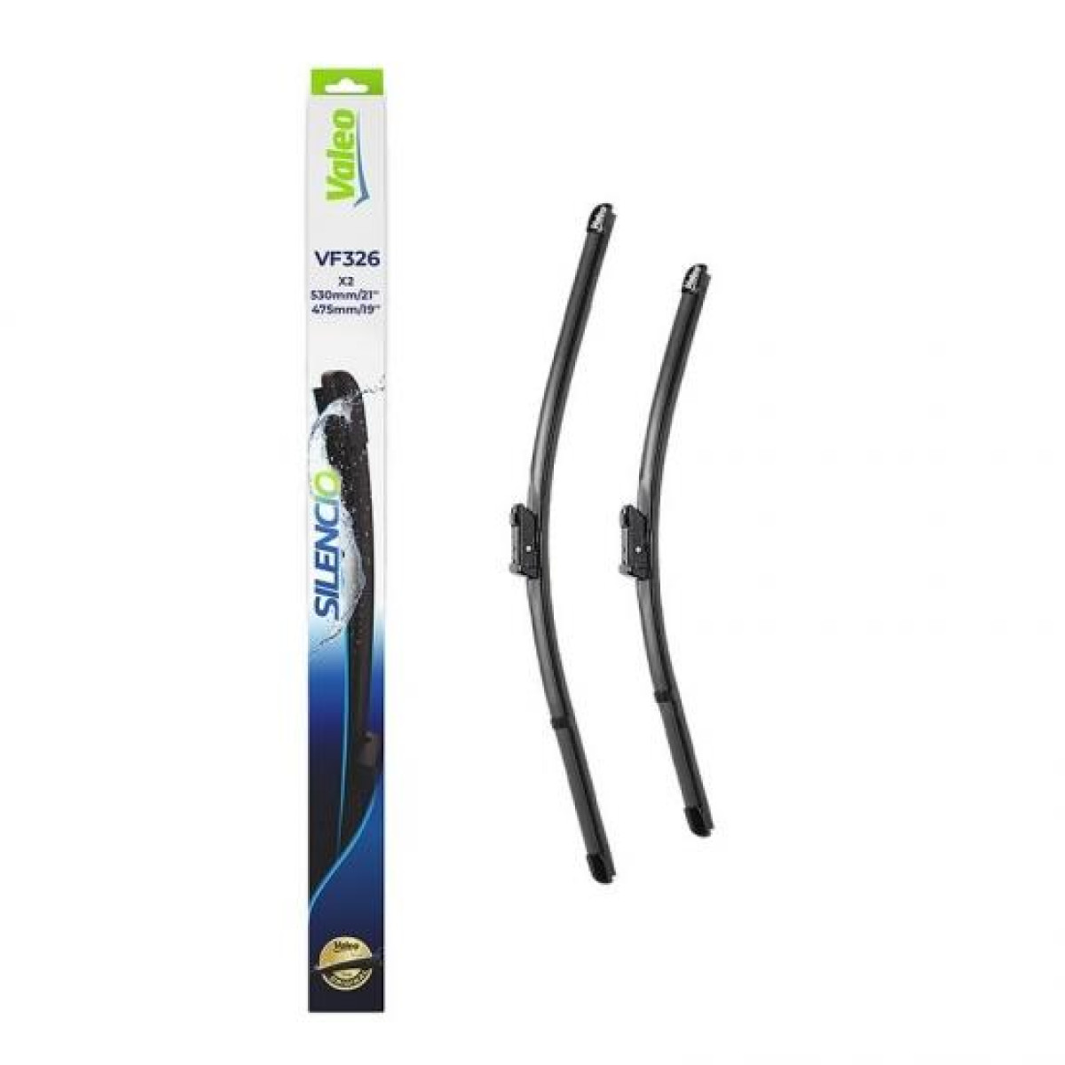 Tīrītāju komplekts Valeo Silencio X.TRM OE VF326, 530/475 mm Tīrītāju komplekts Valeo Silencio X.TRM OE VF326, 530/475 mm