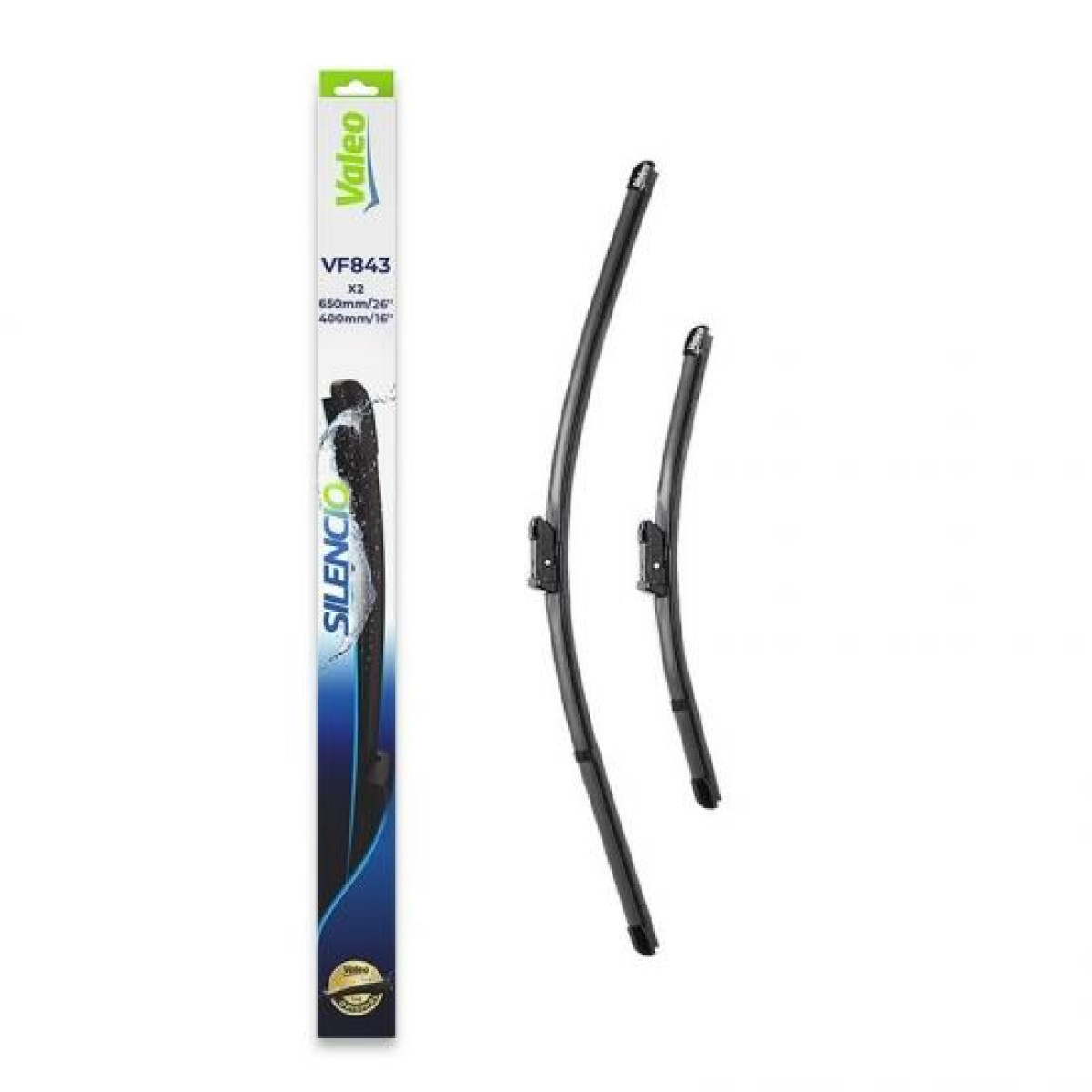 Tīrītāju komplekts Valeo Silencio X.TRM OE VF843, 650/400 mm Tīrītāju komplekts Valeo Silencio X.TRM OE VF843, 650/400 mm