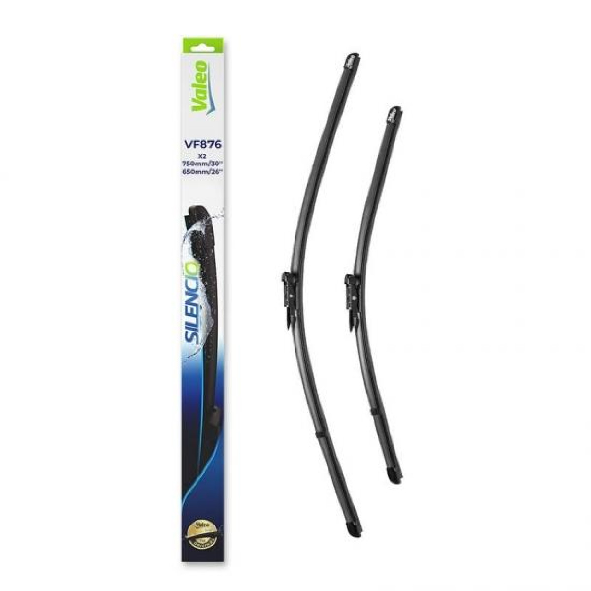 Tīrītāju komplekts Valeo Silencio X.TRM OE VF876, 750/650 mm Tīrītāju komplekts Valeo Silencio X.TRM OE VF876, 750/650 mm