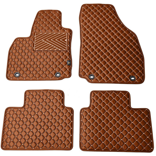 Eko ādas paklājiņi QuiltyMats MG ZS no 2024g. (Brūns / brūnas šuves) Eko ādas paklājiņi QuiltyMats MG ZS no 2024g. (Brūns / brūnas šuves)