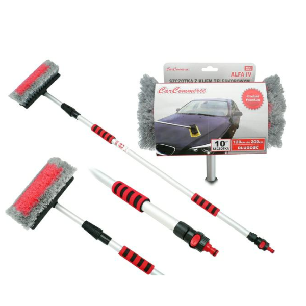 Teleskopiskā birste ar ūdens pieslēgumu ALFA VI, 130-300 cm