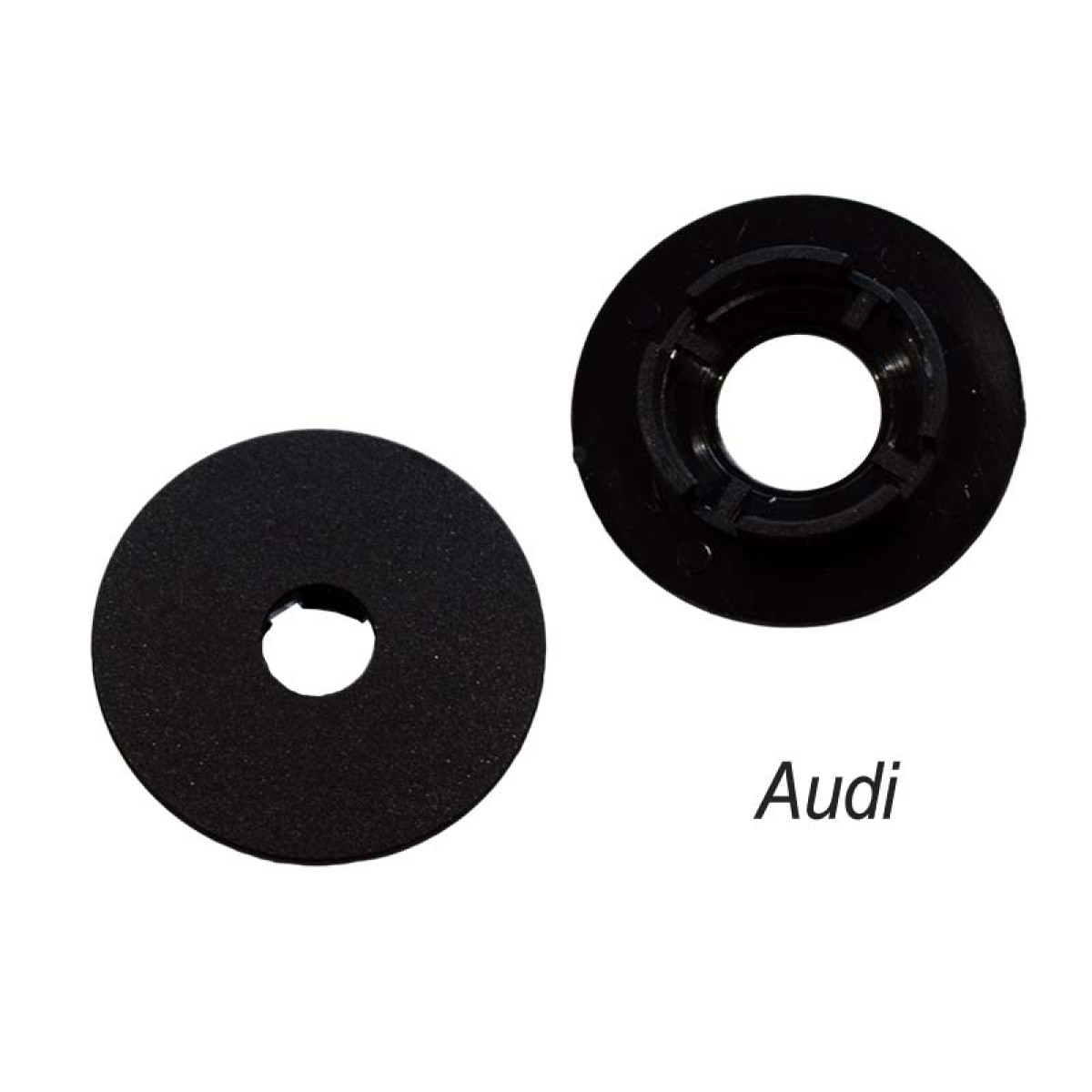 Paklājiņa turētājs, apaļš, melns (Audi)