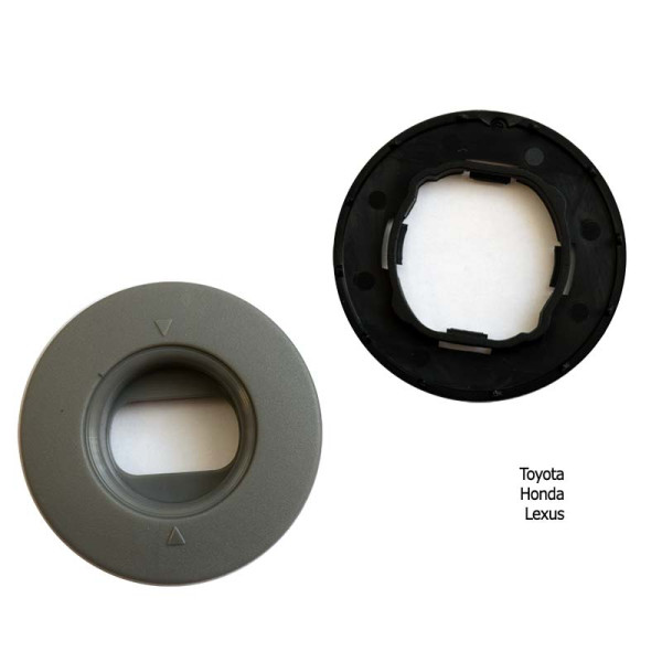 Paklājiņa turētājs, ovāls, pelēks (Toyota)