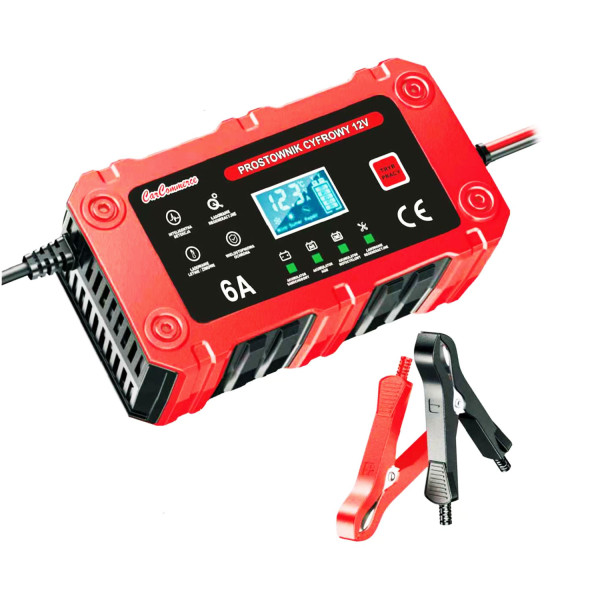 Digitālais akumulatora lādētājs, 12 V, 6 A, LiFePO4 / AGM / GEL, BC-1206
