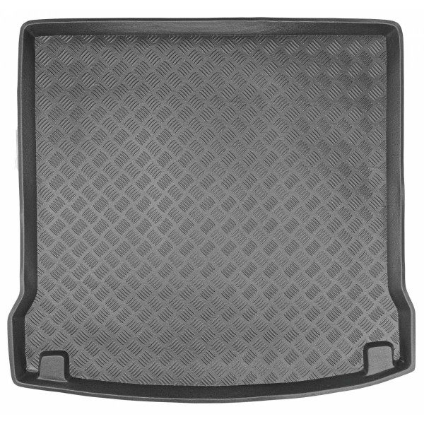 Plastmasas bagāžnieka paklājiņš Mercedes CLA sedan no 2019. gada (bez nišām, siets sānos)