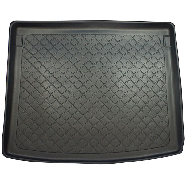 Bagāžnieka paklājiņš Volkswagen Caddy Life (Comfortline, Trendline) 2004-2020g. (5 vietu / plastic-coated trunk walls)