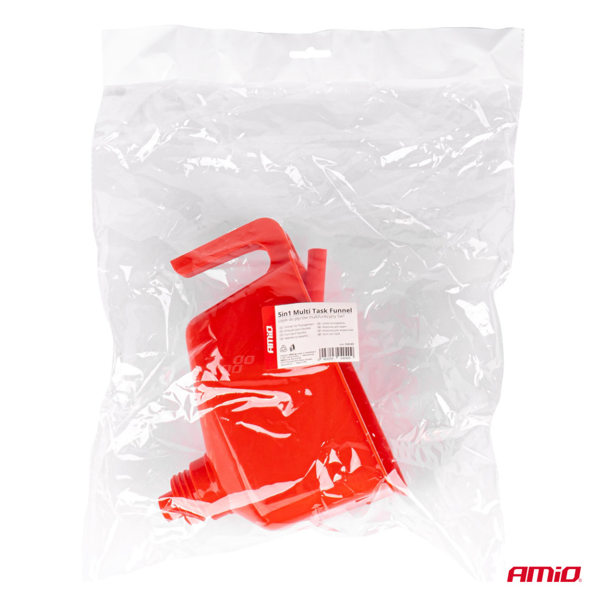 Universāla daudzfunkcionāla piltuve 5in1 ar filtru 16,5 cm AMIO-04040