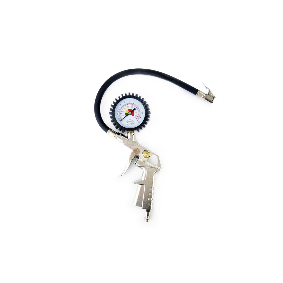Riepu piepūšanas pistole ar spiediena mērītāju 12 bāri AMIO-01279
