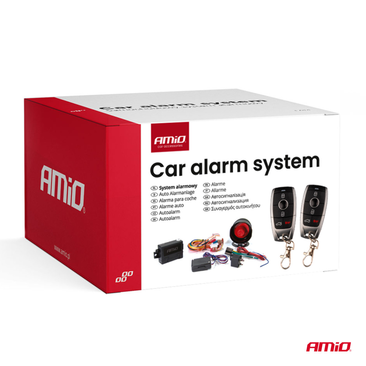 Auto signalizācija CA14 ar tālvadības pulti, AMIO-01678