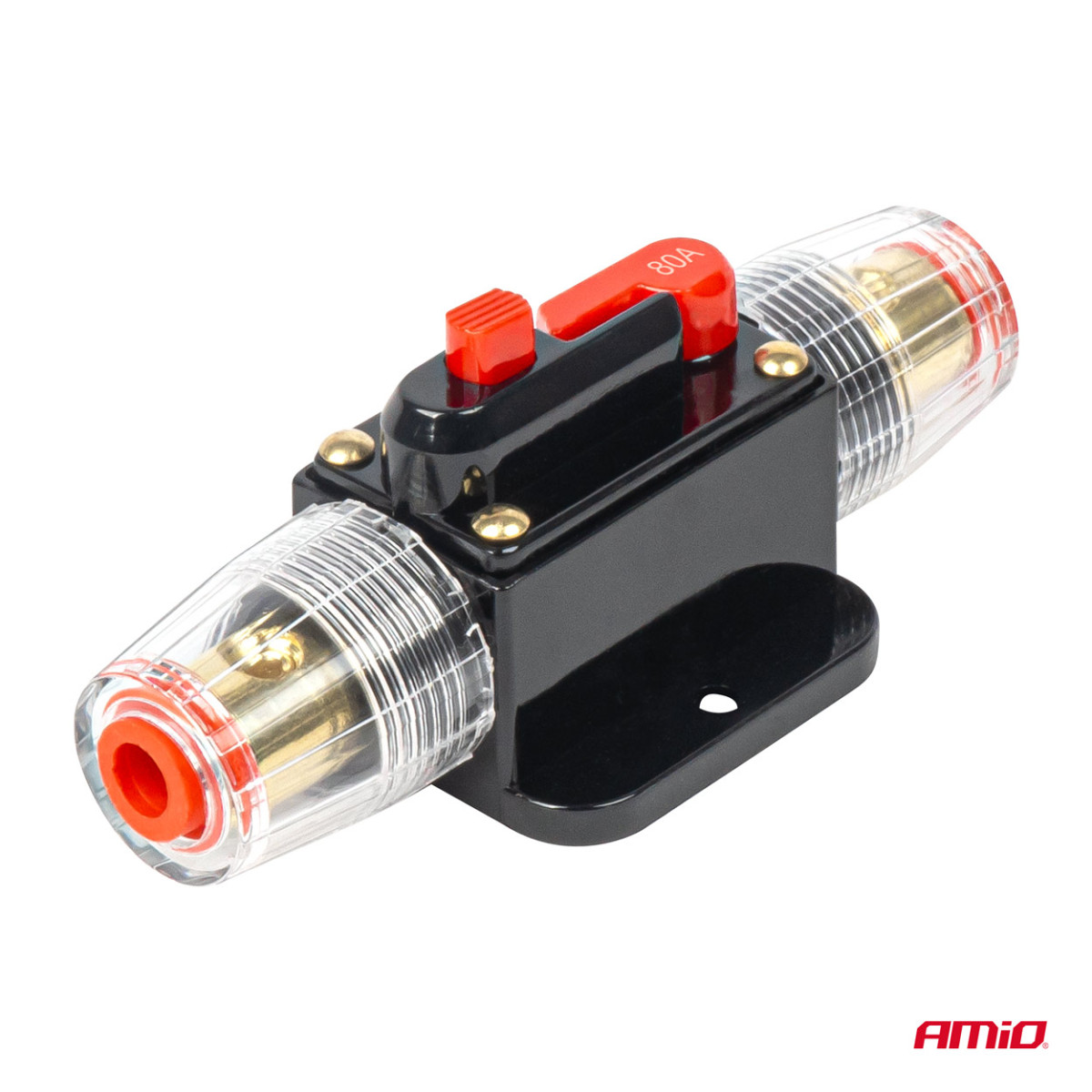 Automātiskais automašīnas drošinātājs/automātiskais slēdzis 12-48V 80A AMIO-03820