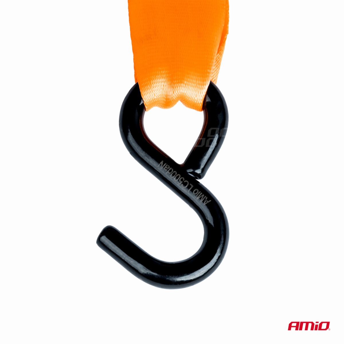 Kravas nostiprināšanas siksna ar automātisko uzvilkšanas mehānismu 1000/500 kg, 4 m x 38 mm, S-TYPE AMIO-03320