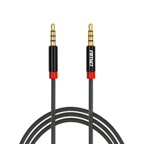 AUX kabelis Mini Jack-Jack 3,5 mm 100 cm AMIO-03269