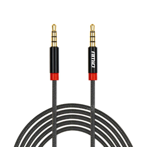 AUX kabelis Mini Jack-Jack 3,5 mm 200 cm AMIO-03270