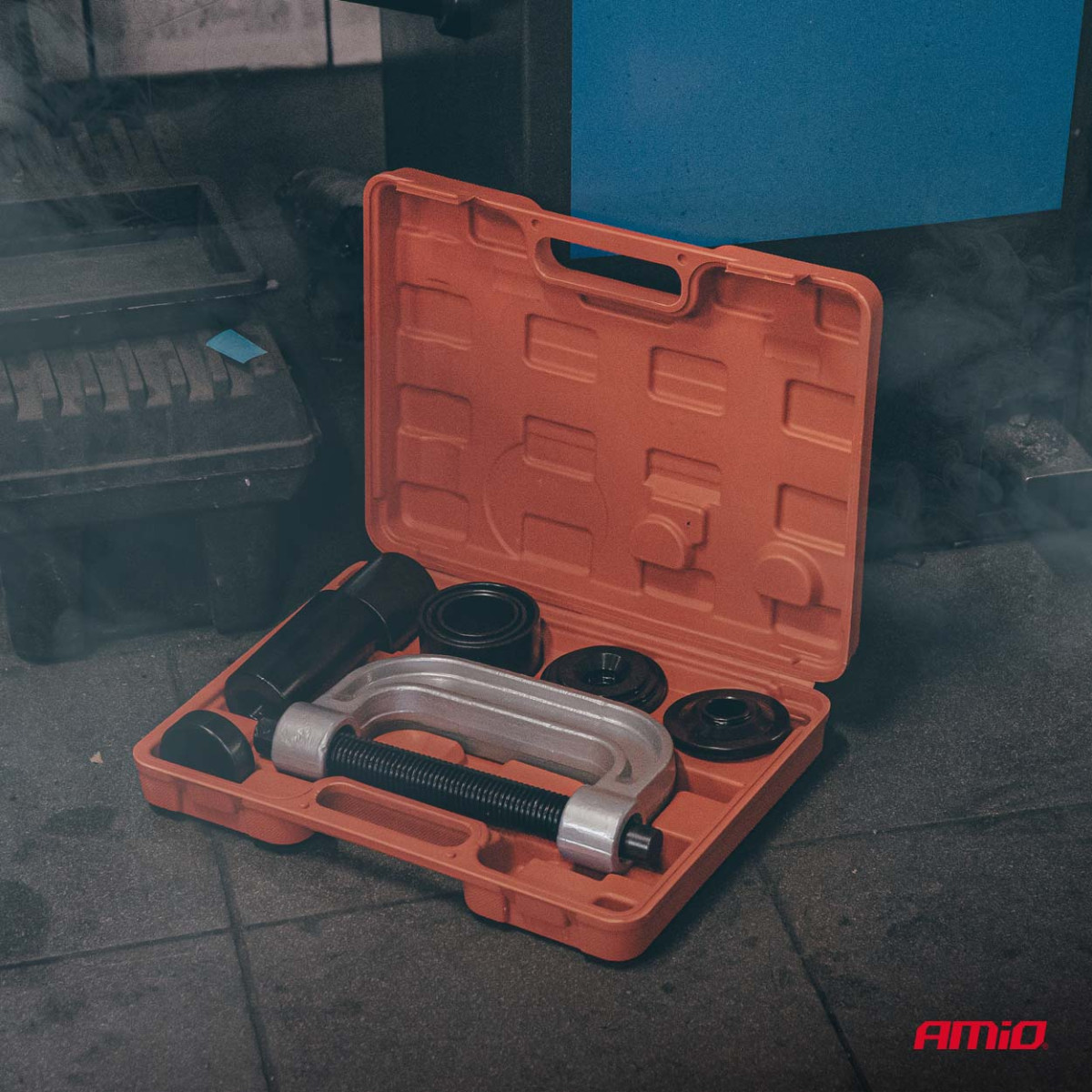 Lodveida šarnīru presēšanas komplekts AMIO-04766