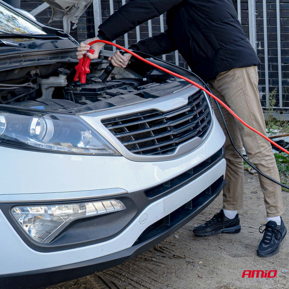 Palaišanas kabeļi 480A 4,5 m TÜV AMIO-04595