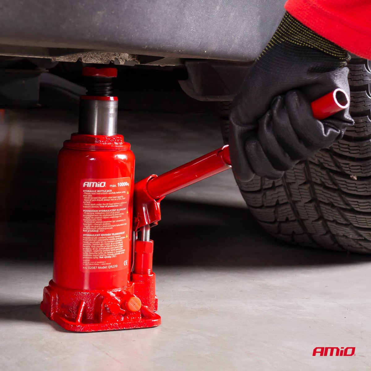 Hidrauliskais stabu pacēlājs 10 t, AMIO-02087
