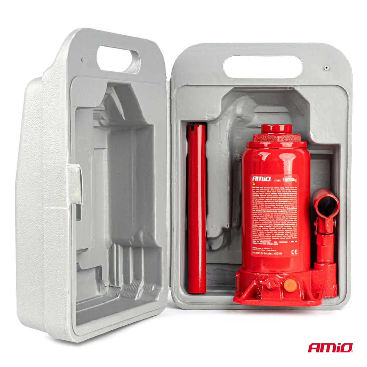 Hidrauliskais stabu pacēlājs 10 t, PVC kaste AMIO-04184