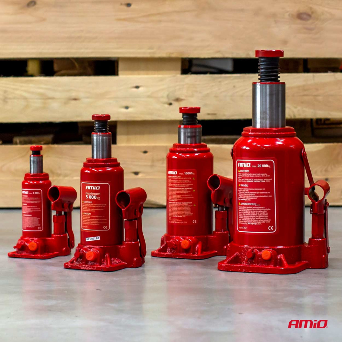 Hidrauliskais stabu pacēlājs 20 t, AMIO-01702
