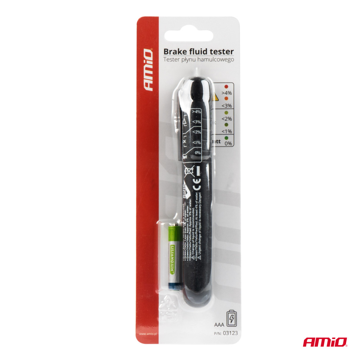 Bremžu šķidruma testeris AMIO-03123