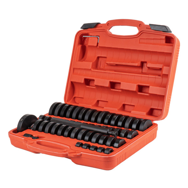 Bukses, gultņa un blīvslēga uzstādīšanas un noņemšanas instrumentu komplekts, 52 gab. AMIO-04771