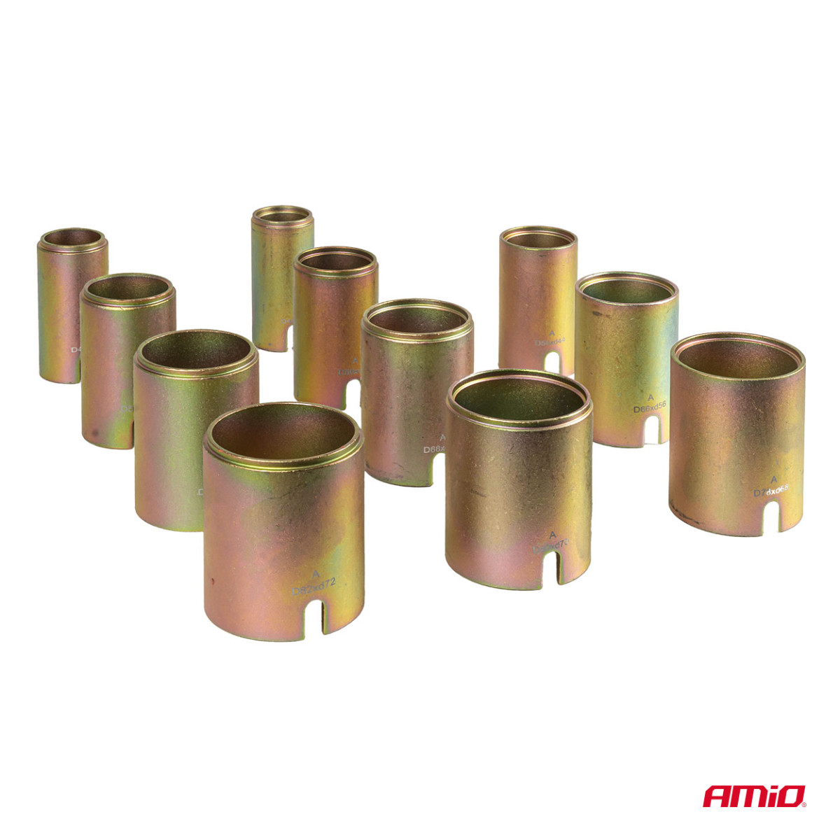 Uzmavu ievietošanas un izvilkšanas instrumentu komplekts, 26 gab. AMIO-04772