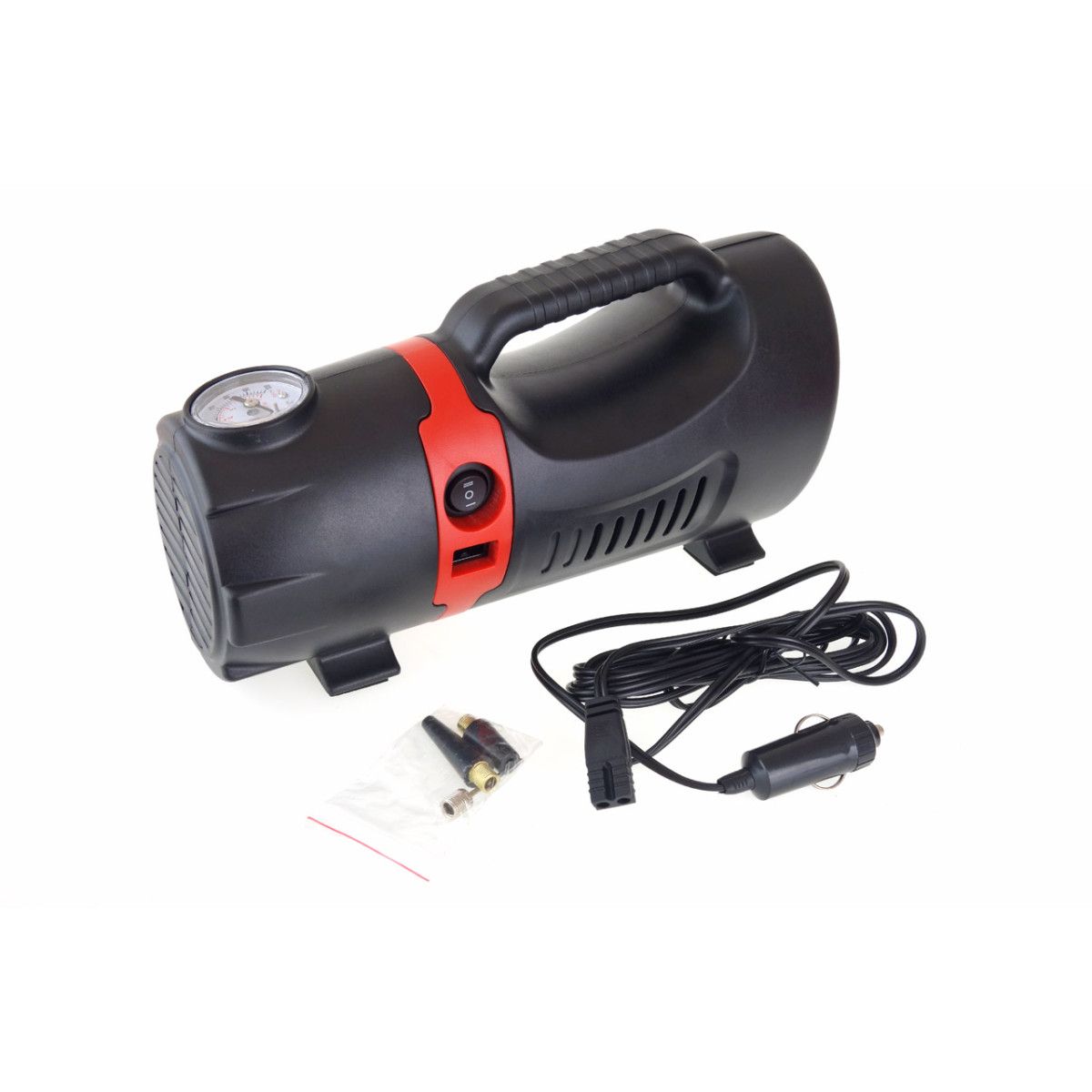 Automašīnas gaisa kompresors 12V/230V ACOMP-09 AMIO-02383