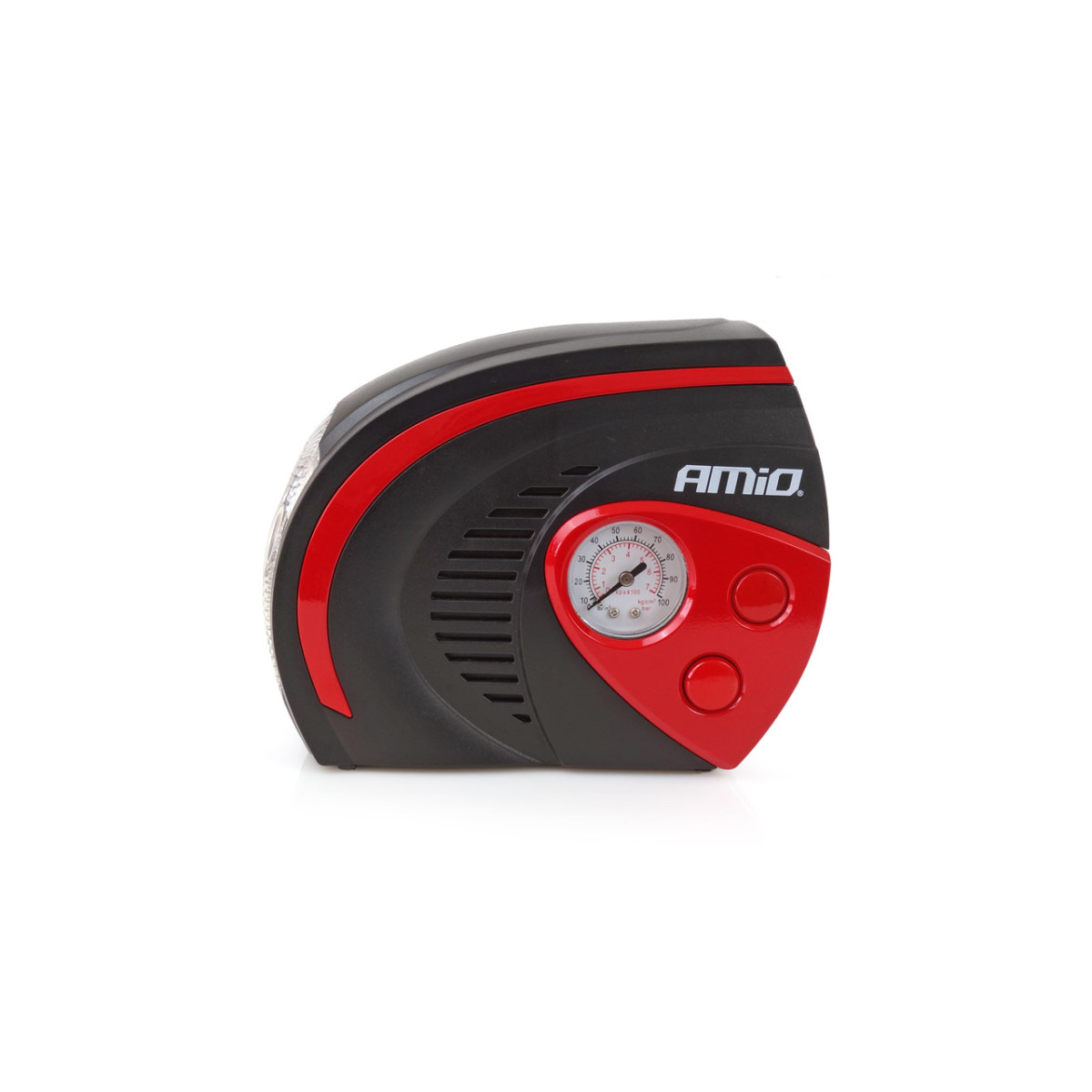 Automašīnas gaisa kompresors ar LED apgaismojumu 12V ACOMP-08 AMIO-02182