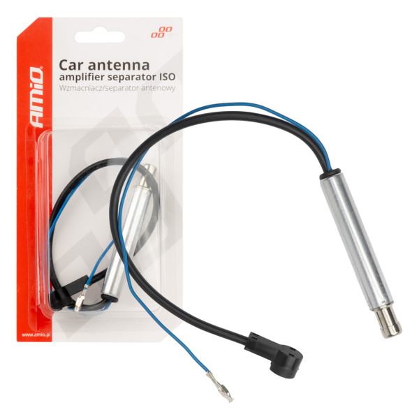 Automašīnas antenas signāla pastiprinātājs-atdalītājs ISO AMIO-04131